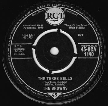 The Browns (3) : The Three Bells (7", Single, 4-P)