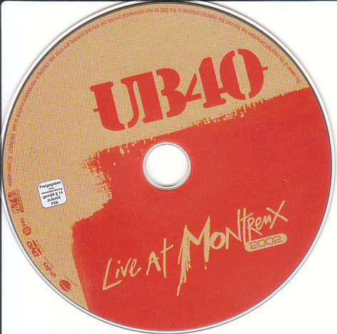 UB40 : Live At Montreux 2002 (DVD-V, PAL, dts)