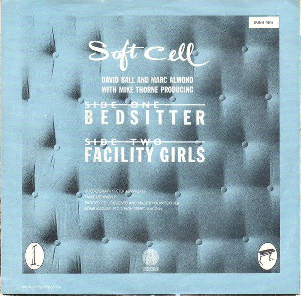 Soft Cell : Bedsitter (7", Single)