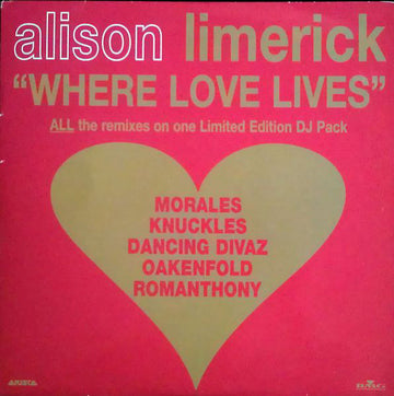 Alison Limerick : Where Love Lives (Limited Edition DJ Pack) (3x12", Ltd, Promo)