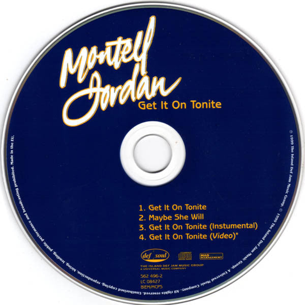 Montell Jordan : Get It On Tonite (CD, Single, Enh)