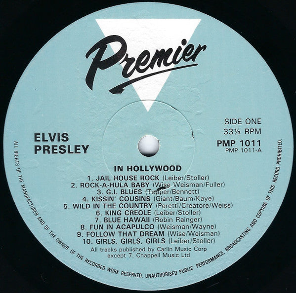 Elvis Presley : Elvis In Hollywood (LP, Comp)