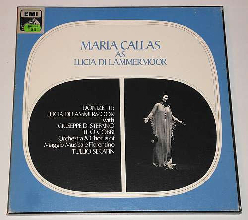 Maria Callas / Gaetano Donizetti / Giuseppe Di Stefano, Tito Gobbi, Orchestra Del Maggio Musicale Fiorentino & Coro Del Maggio Musicale Fiorentino, Tullio Serafin : Lucia Di Lammermoor (2xLP, Album, RE, Rep + Box, RE)