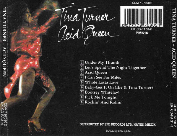 Tina Turner : Acid Queen (CD, Album, RE)