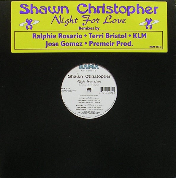 Shawn Christopher : Night For Love (12")