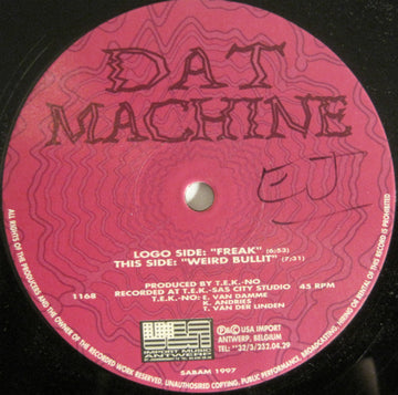 Dat Machine : Freak (12")