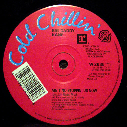 Big Daddy Kane : Ain't No Stoppin' Us Now (12")