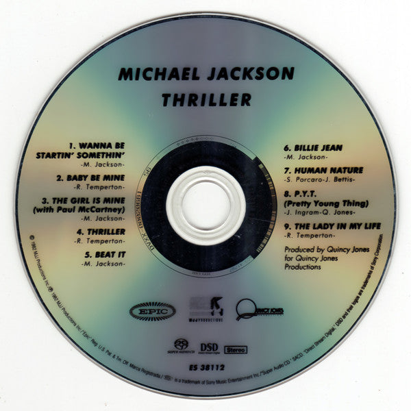 Michael Jackson : Thriller (SACD, Album, RE, Car)