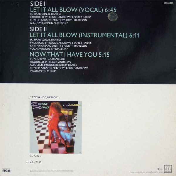 Dazz Band : Let It All Blow (12")