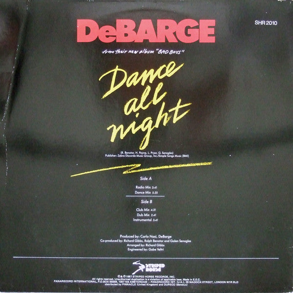 DeBarge : Dance All Night (12")