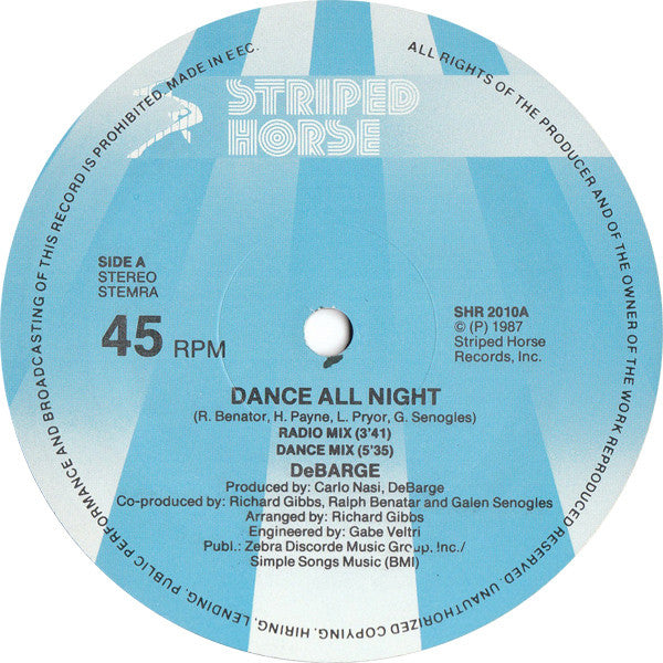DeBarge : Dance All Night (12")