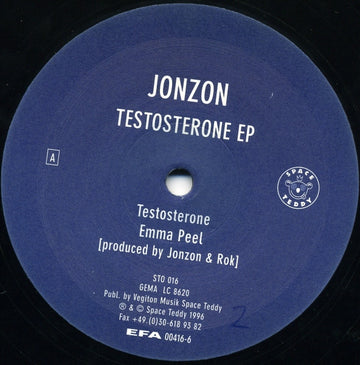 Jonzon : Testosterone EP (12", EP)