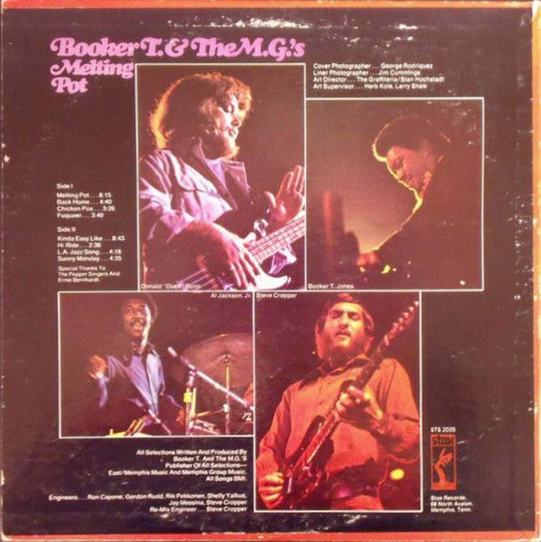 Booker T. & The M.G.'s* : Melting Pot (LP, Album, RE)
