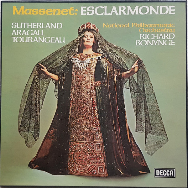 Massenet* / Sutherland*, Aragall*, Tourangeau*, Richard Bonynge : Esclarmonde (3xLP + Box)