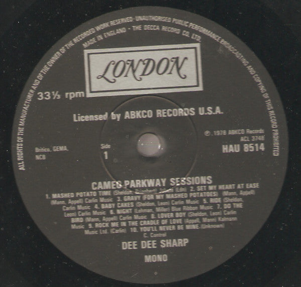 Dee Dee Sharp : Cameo-Parkway Sessions (LP, Comp)