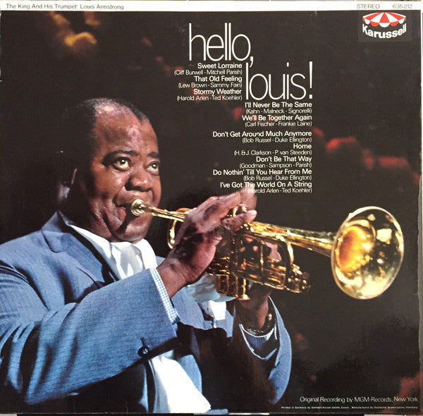 Louis Armstrong : Hello, Louis! (LP, Comp)