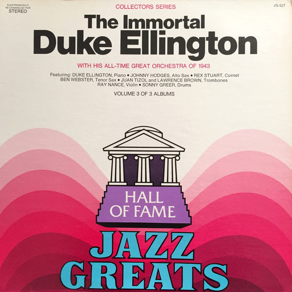 Duke Ellington : The Immortal Duke Ellington Vol. 3 Of 3 (LP, Comp, RE)