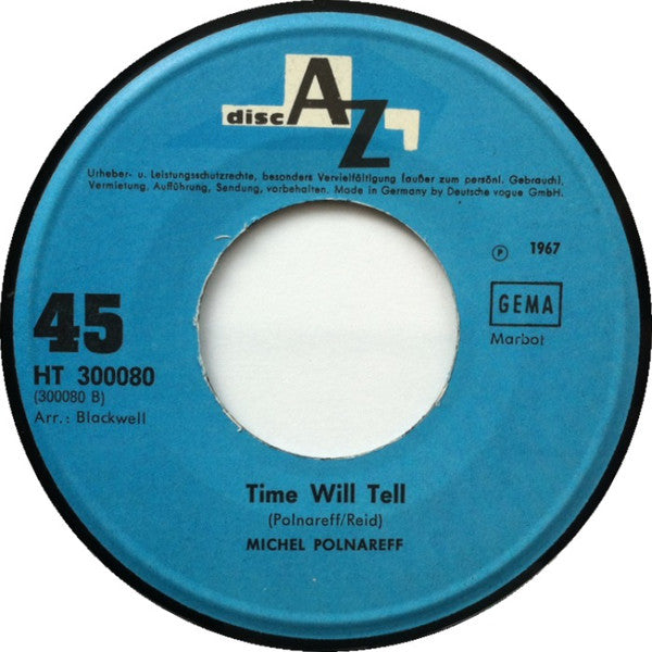 Michel Polnareff : You'll Be On My Mind (7", Single)