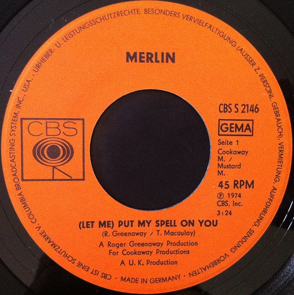 Merlin (14) : (Let Me) Put My Spell On You (7", Single)