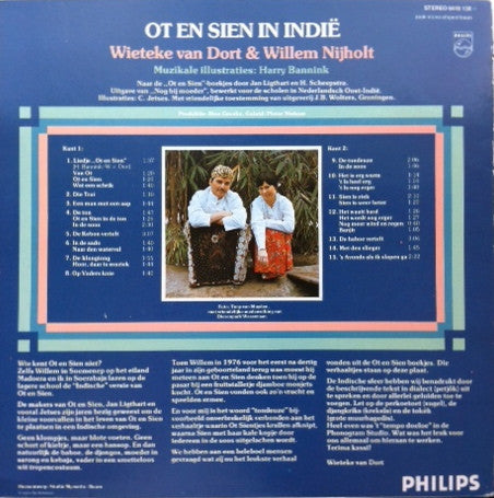 Wieteke Van Dort & Willem Nijholt : Ot En Sien In Indië (LP)