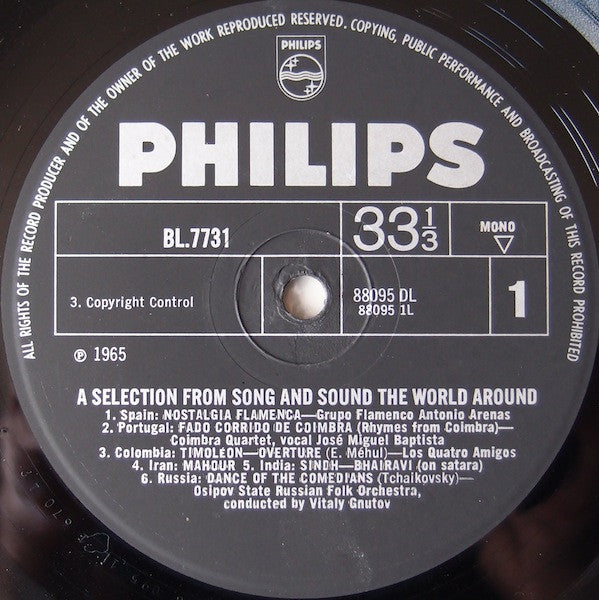 Various : Your Musical Guide To Song And Sound The World Around (LP, Comp, Mono)
