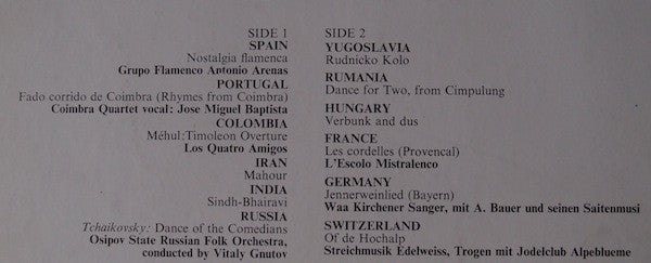 Various : Your Musical Guide To Song And Sound The World Around (LP, Comp, Mono)