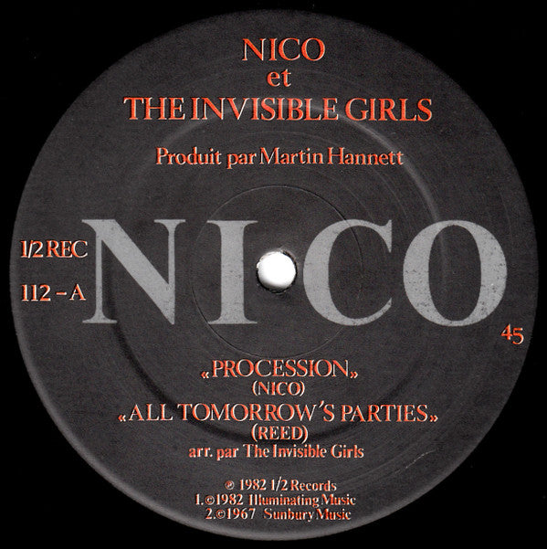 Nico (3) : Procession (12")