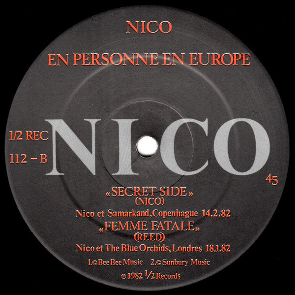 Nico (3) : Procession (12")