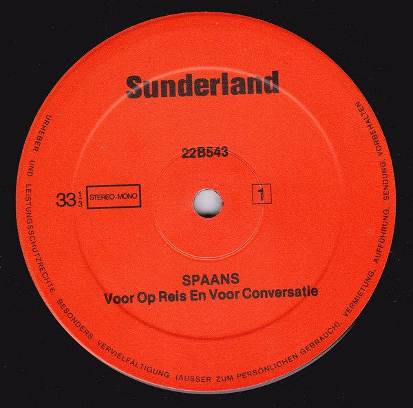 No Artist : Spaans Op Reis En Voor Conversatie  (2xLP)