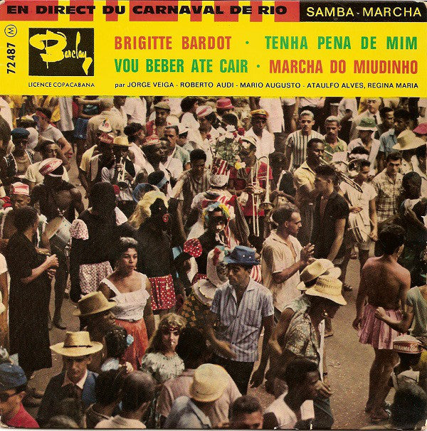 Various : En Direct Du Carnaval De Rio (7", EP)