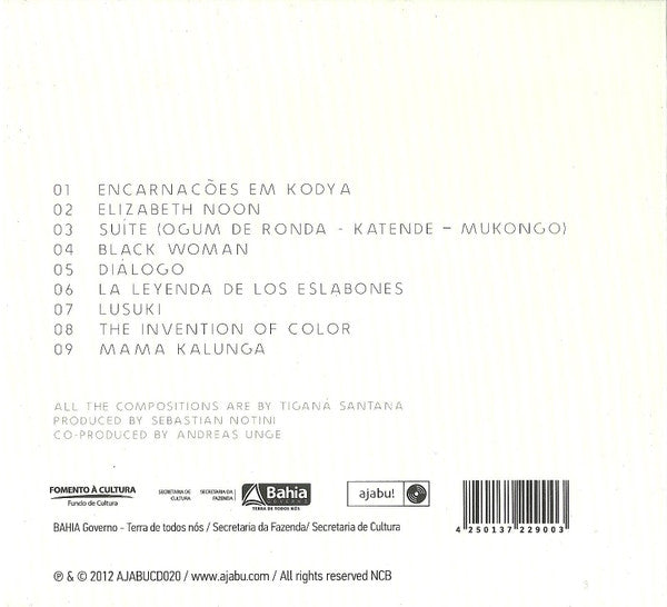 Tiganá Santana : The Invention Of Colour (CD, Album)