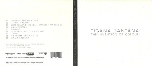 Tiganá Santana : The Invention Of Colour (CD, Album)