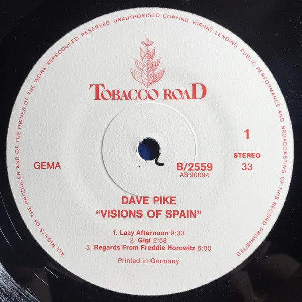 Dave Pike : Visions Of Spain (LP, Album)