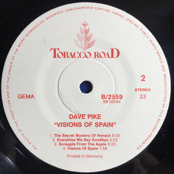 Dave Pike : Visions Of Spain (LP, Album)