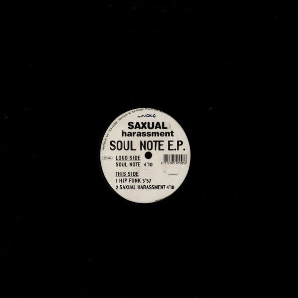 Saxual Harassment : Soul Note E.P. (12")