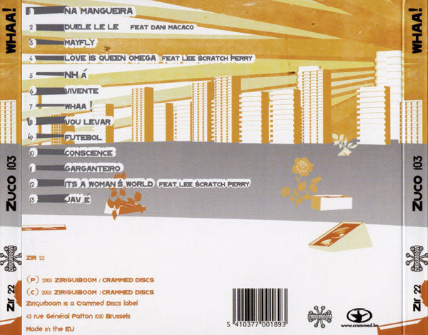 Zuco 103 : WHAA! (CD, Album, Dig)