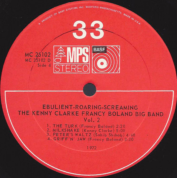 Clarke-Boland Big Band, Eddie "Lockjaw" Davis : Ebulient Roaring Screaming Big Band Sound (2xLP, Comp, Uni)