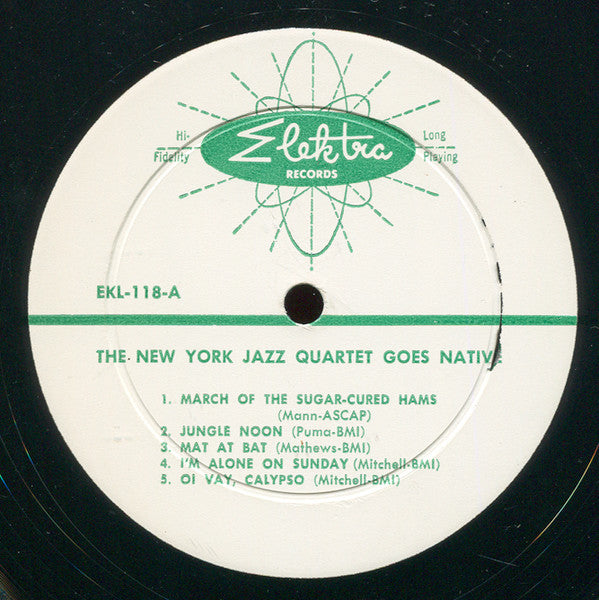 New York Jazz Quartet* : New York Jazz Quartet Goes Native (LP, Album, Mono)