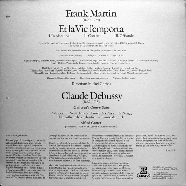 Frank Martin (3) : Et La Vie L'emporta (LP)