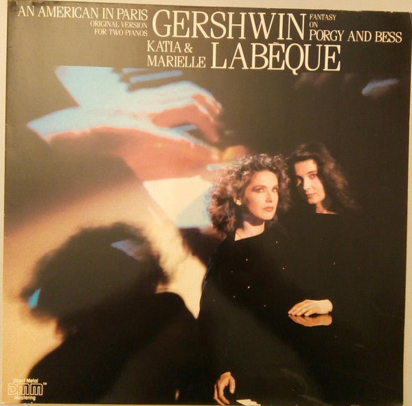 George Gershwin - Katia Et Marielle Labèque : An American In Paris (Original Version For Two Pianos) - Fantasy On Porgy And Bess (LP, Gat)