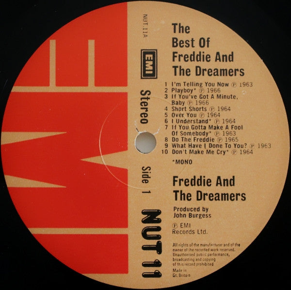 Freddie & The Dreamers : The Best Of Freddie And The Dreamers (LP, Comp)
