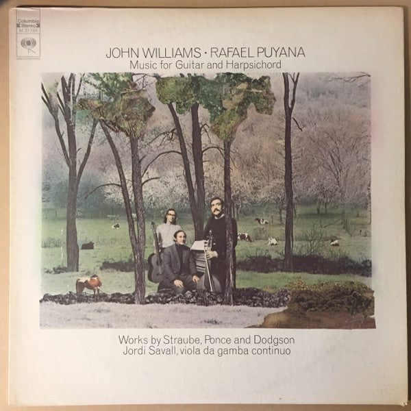 John Williams (7), Rafael Puyana : Music For Guitar And Harpsichord By Straube, Ponce, And Dodgson (LP)