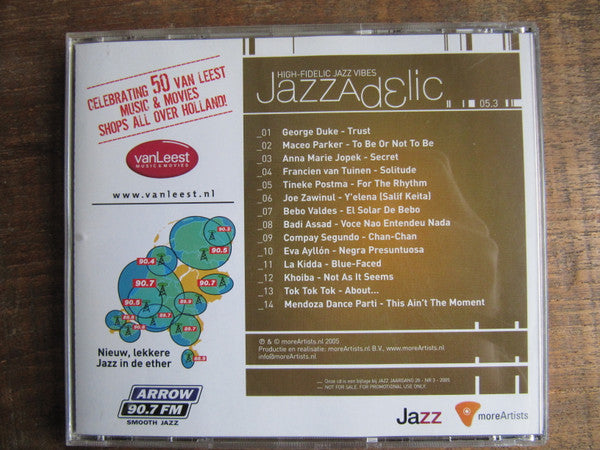 Various : Jazzadelic 05.3 High-Fidelic Jazz Vibes (CD, Comp, Promo)