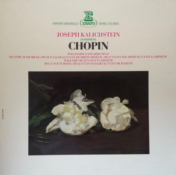 Frédéric Chopin, Joseph Kalichstein : Joseph Kalichstein Interprète Chopin (LP)