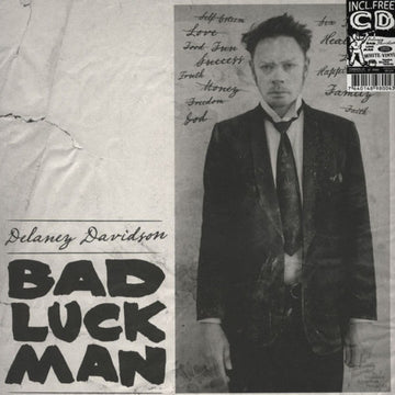 Delaney Davidson : Bad Luck Man (LP, Ltd, Bla + CD)