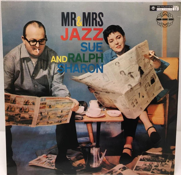 Sue And Ralph Sharon : Mr & Mrs Jazz (LP, Album, Mono, RE)