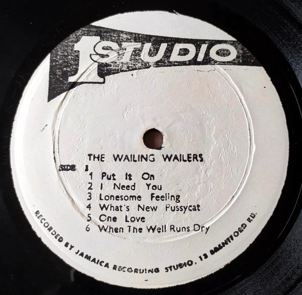 The Wailers : The Wailing Wailers (LP, Album, RE, Sil)