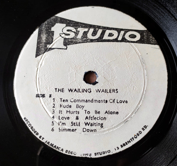 The Wailers : The Wailing Wailers (LP, Album, RE, Sil)