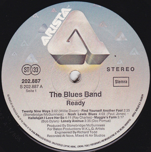 The Blues Band : Ready (LP, Album)