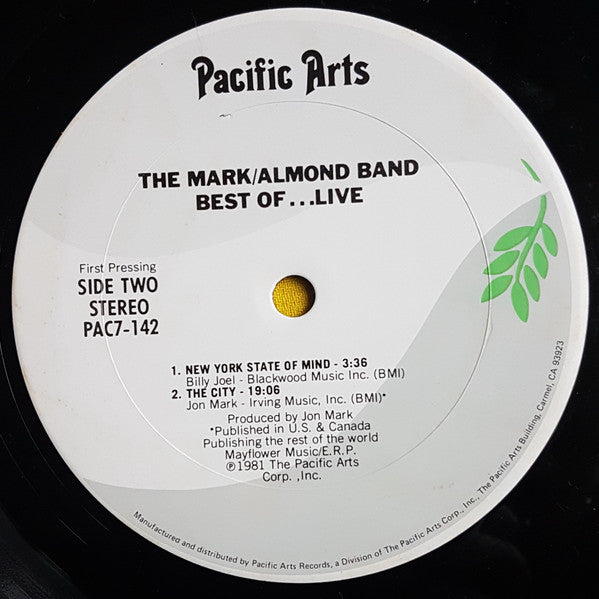 Mark-Almond : Best Of ... Live (LP)